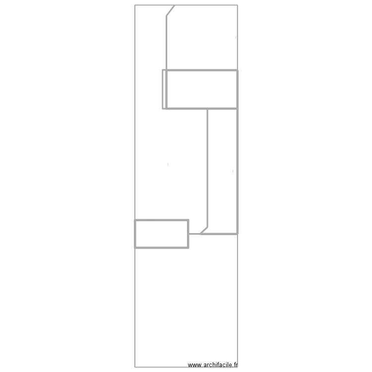 extérieur. Plan de 3 pièces et 309 m2