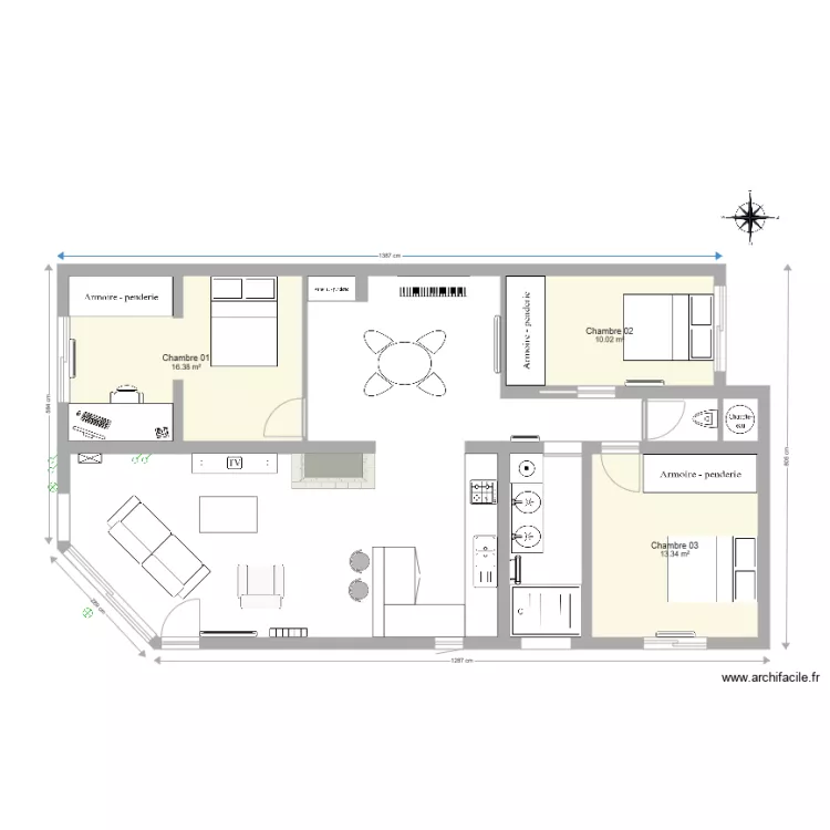 Maison L&eacute;ognan Plan luminaire ext. Plan de 