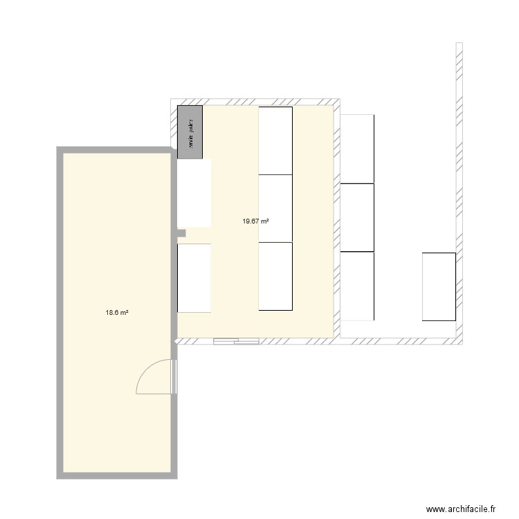 ATELIER. Plan de 0 pièce et 0 m2