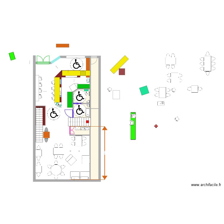 plan V4 Triphasé POUR DOS SECU. Plan de 0 pièce et 0 m2