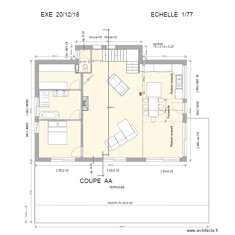 ROZAND   VILLARD  RDC A. Plan de 0 pièce et 0 m2