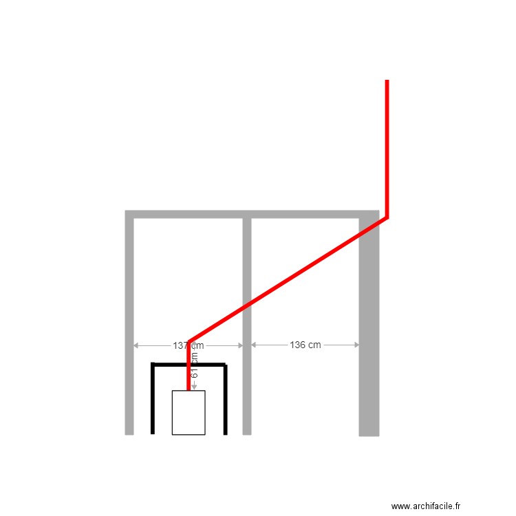 Cheminée. Plan de 0 pièce et 0 m2