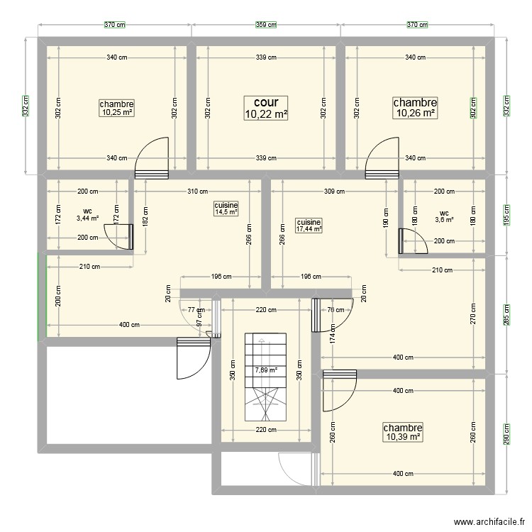 touria. Plan de 0 pièce et 0 m2
