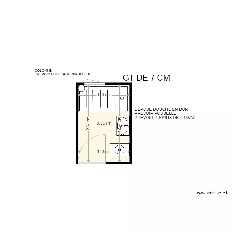 GAVORY YVETTE . Plan de 