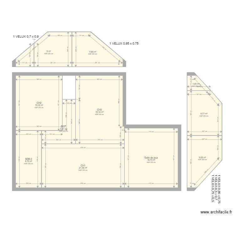 CHALMET. Plan de 0 pièce et 0 m2