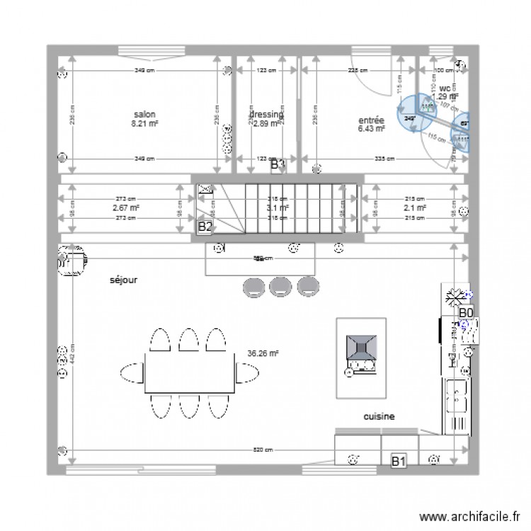 franck pc. Plan de 0 pièce et 0 m2