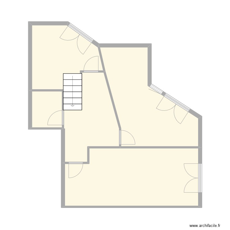 MENORET. Plan de 5 pièces et 40 m2