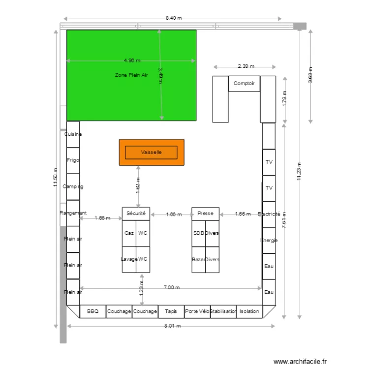 Nantes V4. Plan de 