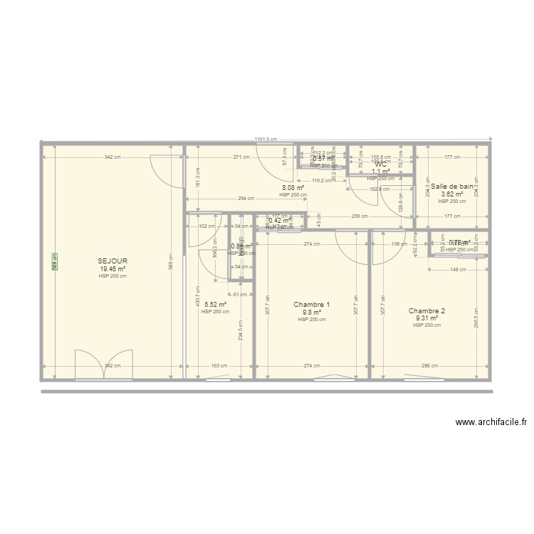 FONCIA 20 RUDDE. Plan de 0 pièce et 0 m2