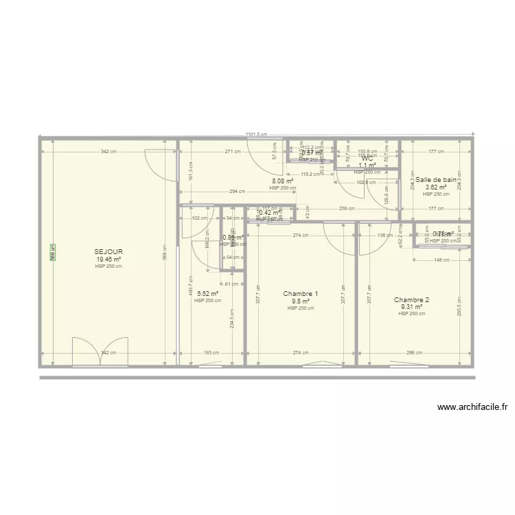 FONCIA 20 RUDDE. Plan de 