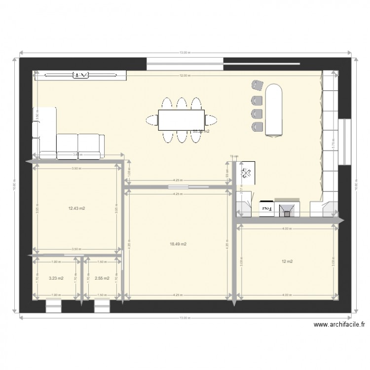 villa. Plan de 0 pièce et 0 m2