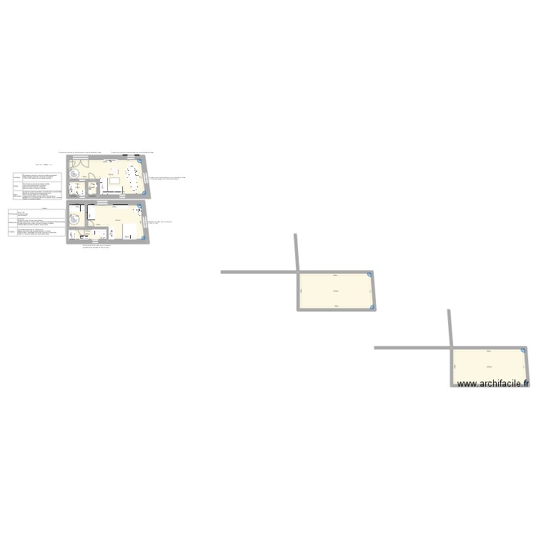 Belcayre1. Plan de 8 pièces et 160 m2