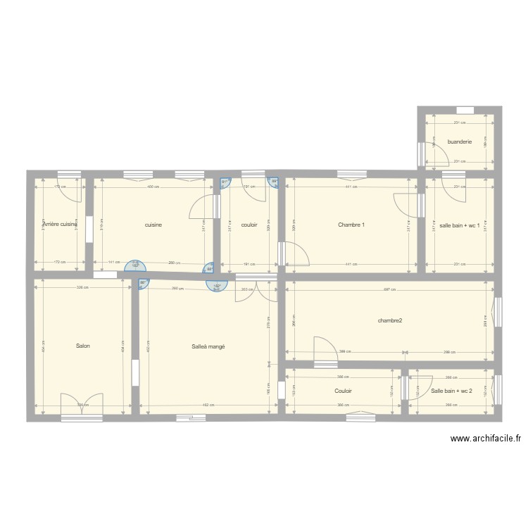maison St Gervais. Plan de 0 pièce et 0 m2