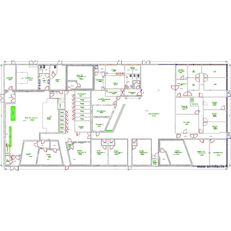 JARDIN MODERNE. Plan de 0 pièce et 0 m2