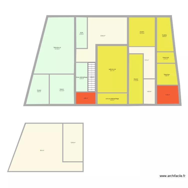 Neauphle le Ch&acirc;teau. Plan de 