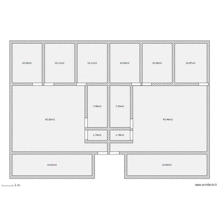maison double location. Plan de 0 pièce et 0 m2