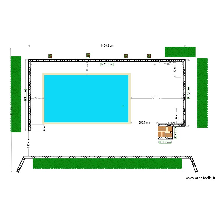 piscine 8x450. Plan de 0 pièce et 0 m2