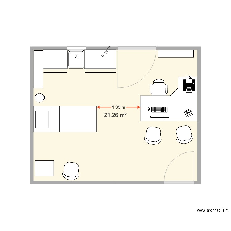 CABINET MATT. Plan de 0 pièce et 0 m2