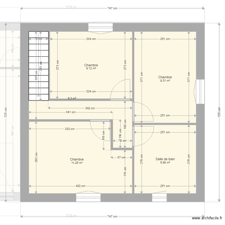 Location maison 1 étage et garage. Plan de 0 pièce et 0 m2