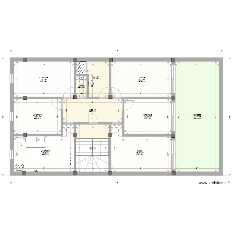 OULED HANNACH 4. Plan de 0 pièce et 0 m2