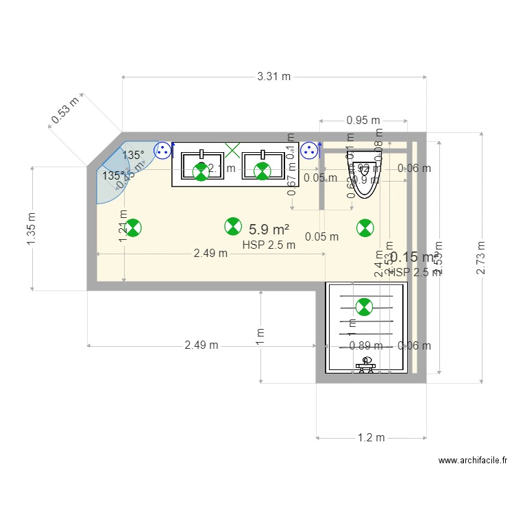 Garruffi Projet 1. Plan de 0 pièce et 0 m2