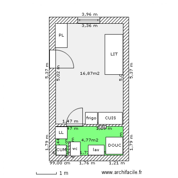 Plan. Plan de 0 pièce et 0 m2