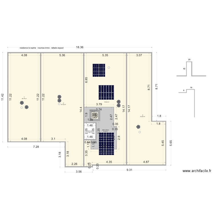 residence sophie. Plan de 0 pièce et 0 m2