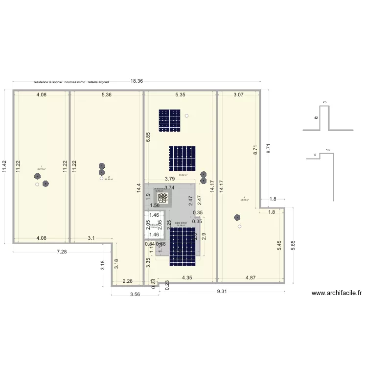 residence sophie. Plan de residence sophie. Plan de