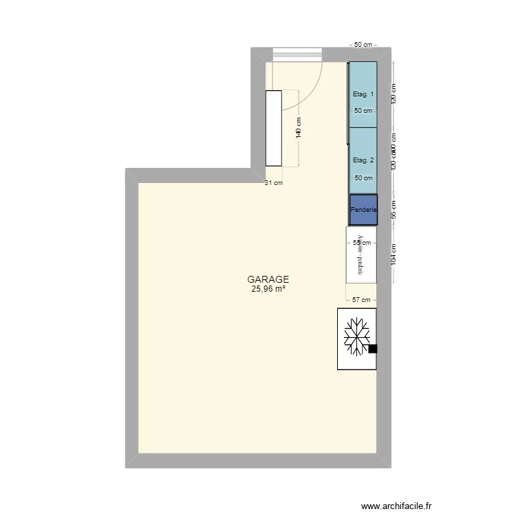 Garage-V1.1. Plan de 