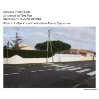 Photo Une Cl&ocirc;ture existante Capricorne