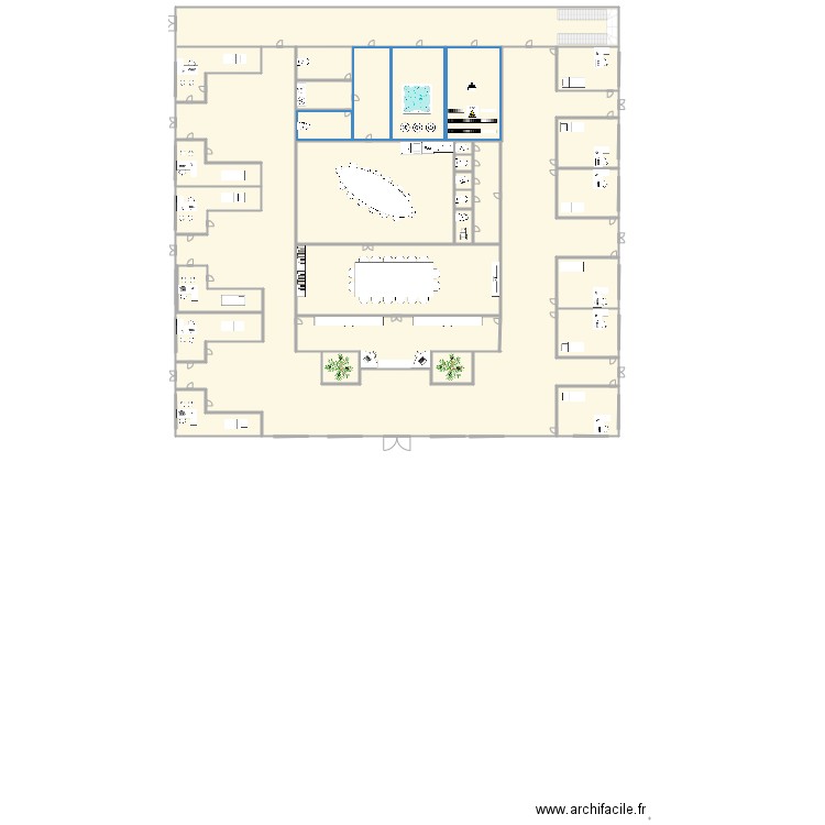 MSP Berck. Plan de 26 pièces et 3711 m2