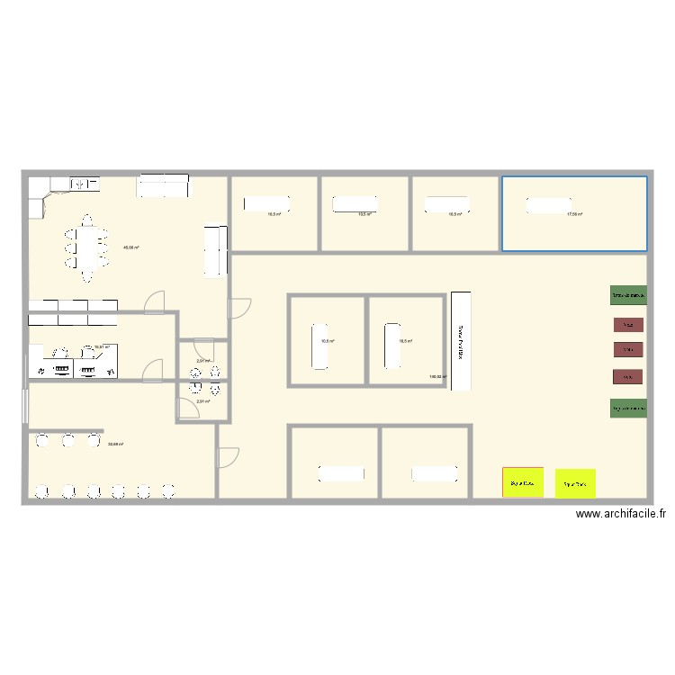 Plan cabinet SK2A. Plan de 0 pièce et 0 m2