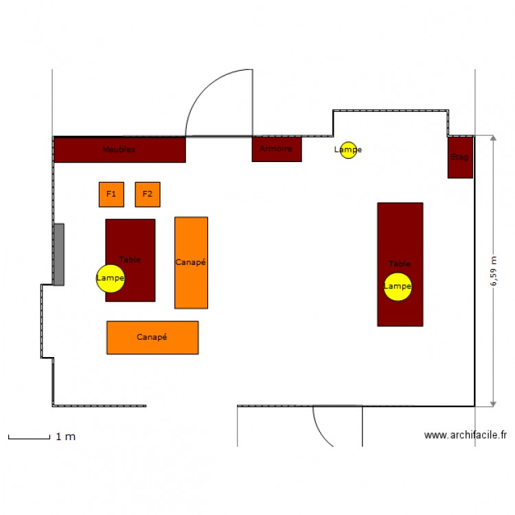 Maquette finale. Plan de 0 pièce et 0 m2