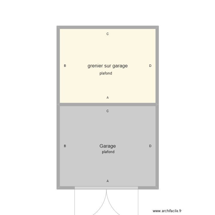 picouleau dependances etage. Plan de 0 pièce et 0 m2