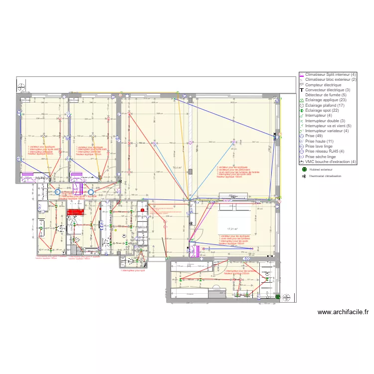 Neuilly plan electrique. Plan de 
