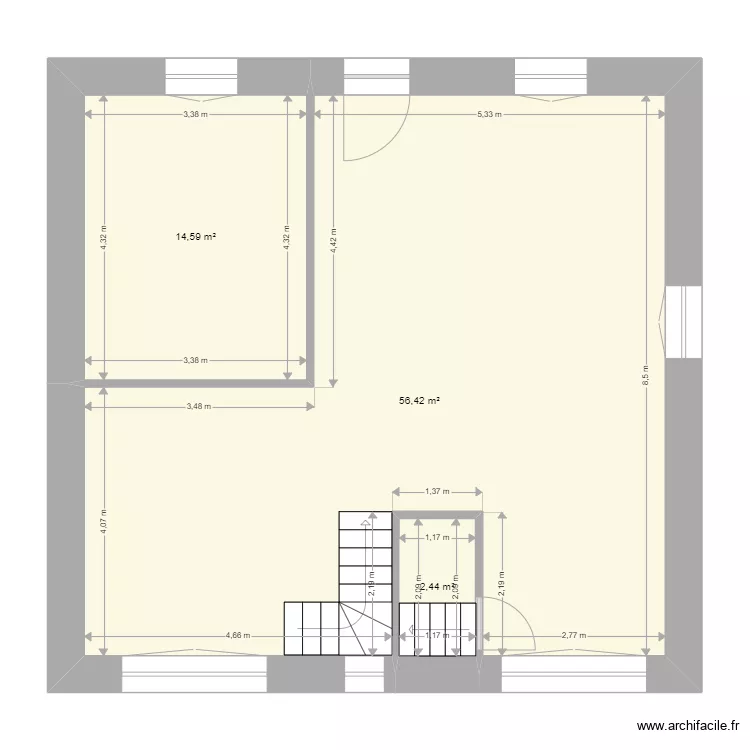 Ousset. Plan de 