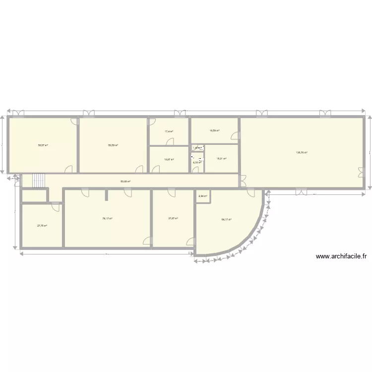 ST julien existant. Plan de 