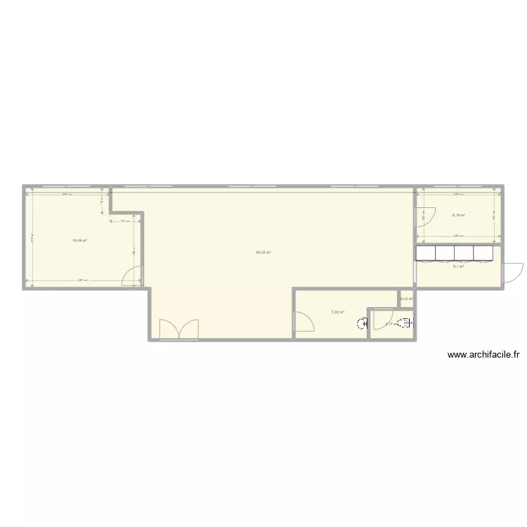 RDF - salle B&eacute;nodet V2. Plan de 