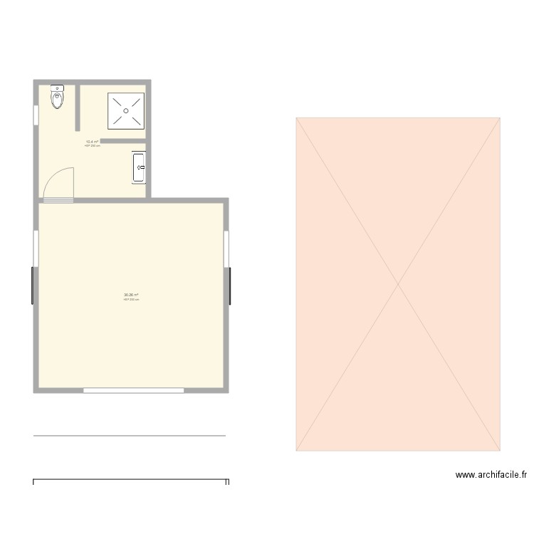 Bungalow ok1. Plan de 0 pièce et 0 m2