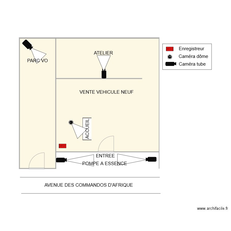 GARAGE SAINT CHRISTOPHE LE LAVANDOU. Plan de 0 pièce et 0 m2