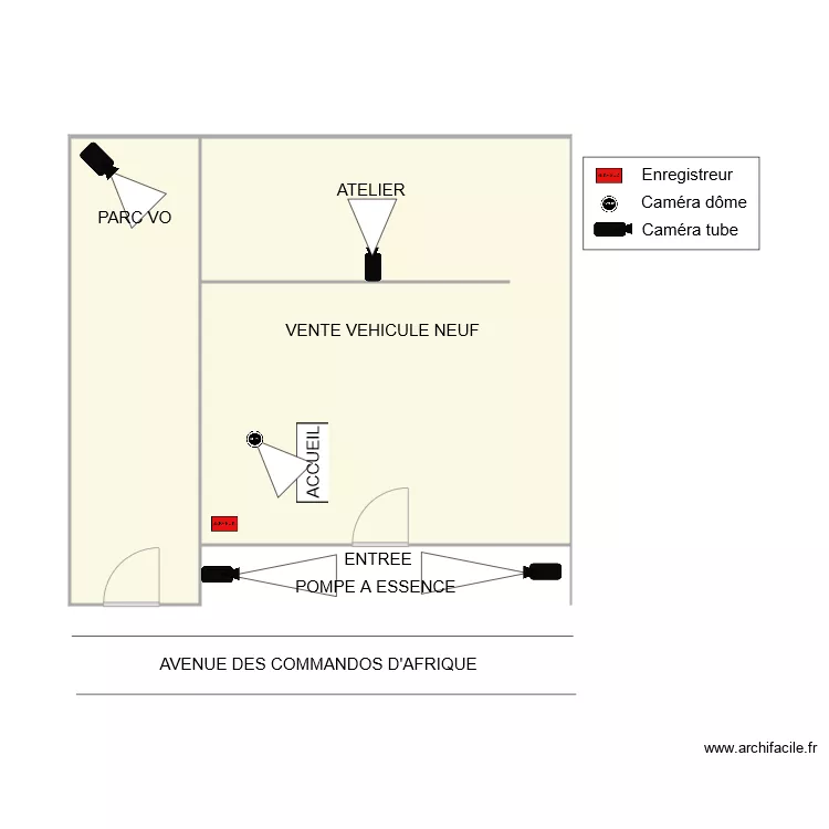 GARAGE SAINT CHRISTOPHE LE LAVANDOU. Plan de GARAGE SAINT CHRISTOPHE LE LAVANDOU. Plan de