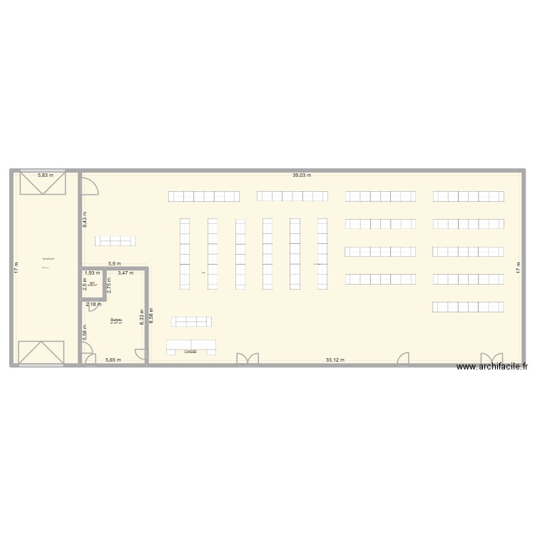 PLAN LAPALISSE. Plan de 4 pièces et 758 m2