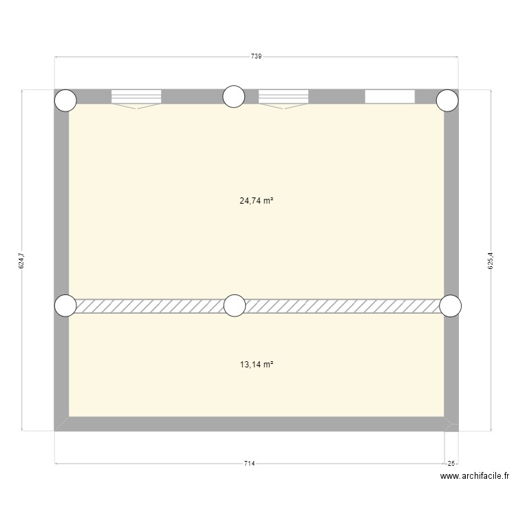 maisonette. Plan de 0 pièce et 0 m2