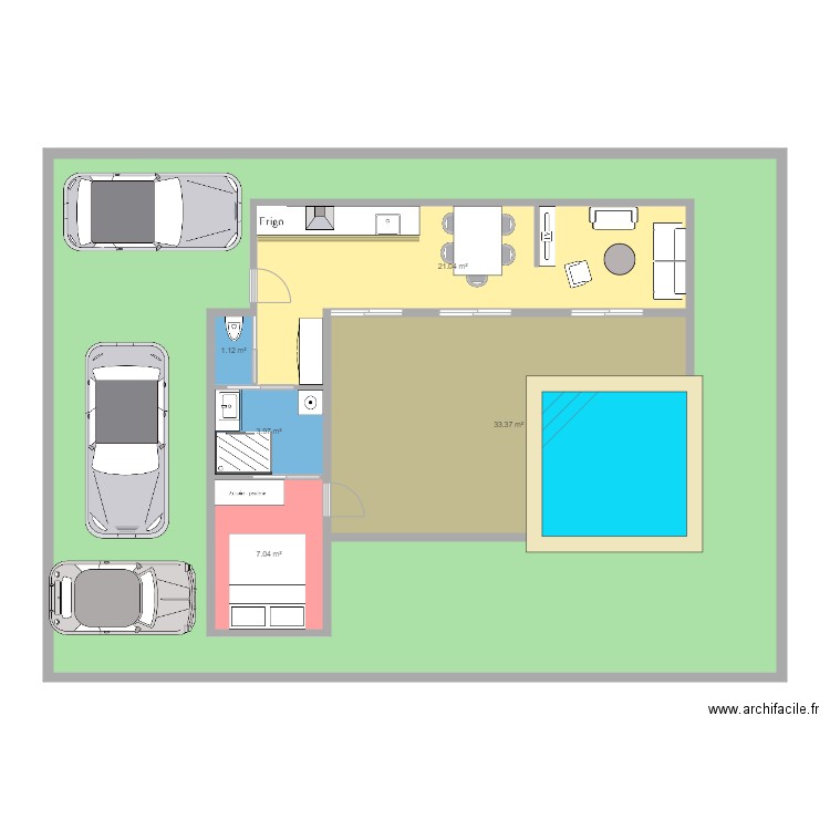 dfd. Plan de 0 pièce et 0 m2