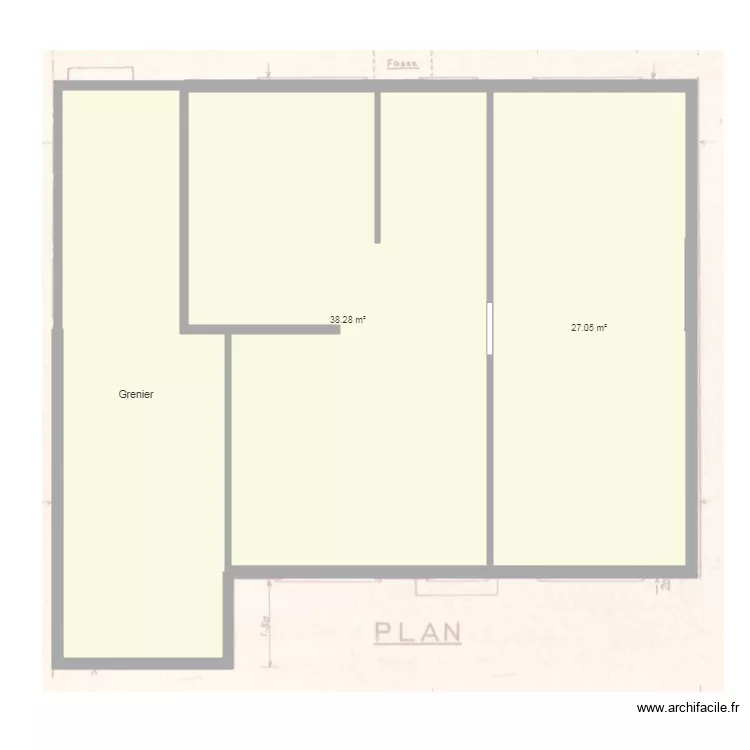 Maison. Plan de Maison. Plan de