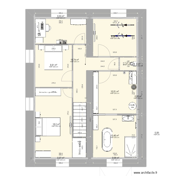 Amandine RDC. Plan de 0 pièce et 0 m2