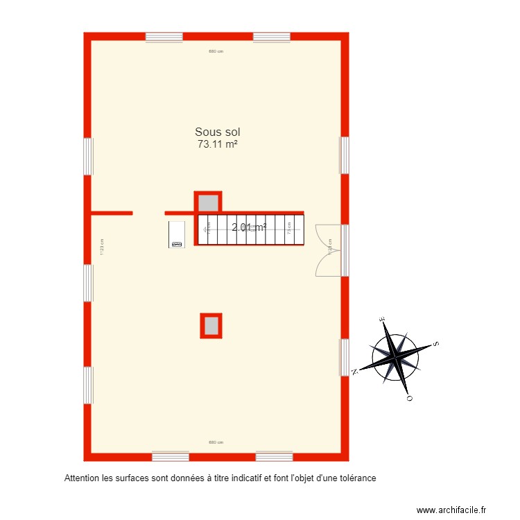 BI 4602sous sol côté. Plan de 0 pièce et 0 m2