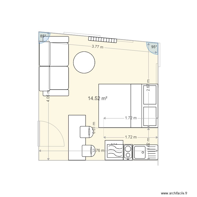 ROMAINVILLE. Plan de 0 pièce et 0 m2