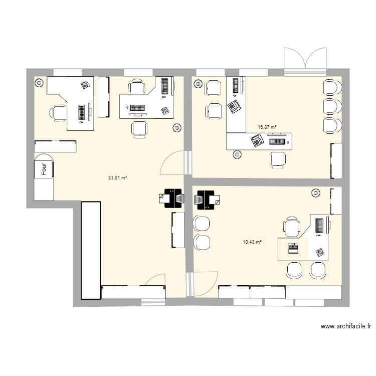 AACFDF. Plan de 0 pièce et 0 m2