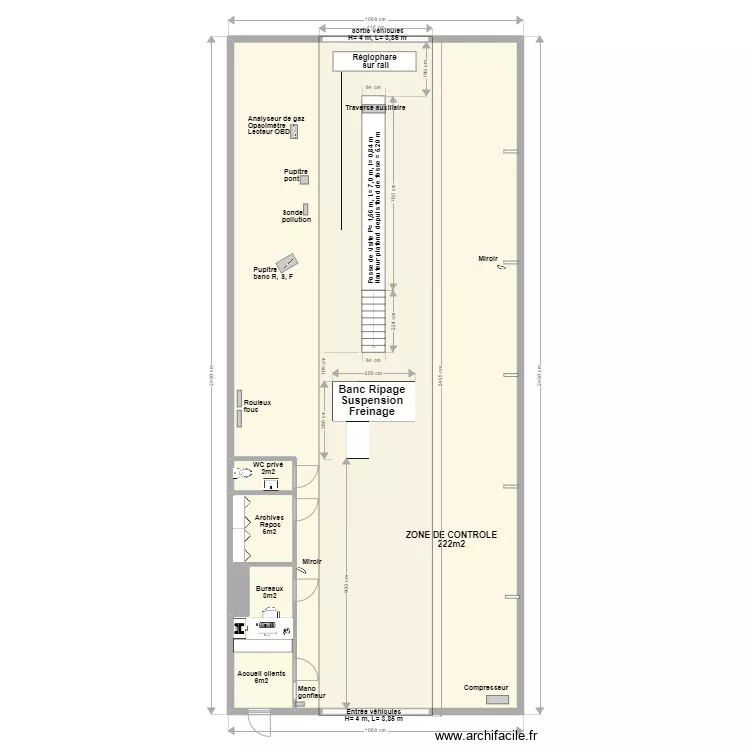 CCT VL CHAMPAGNE SUR OISE. Plan de 